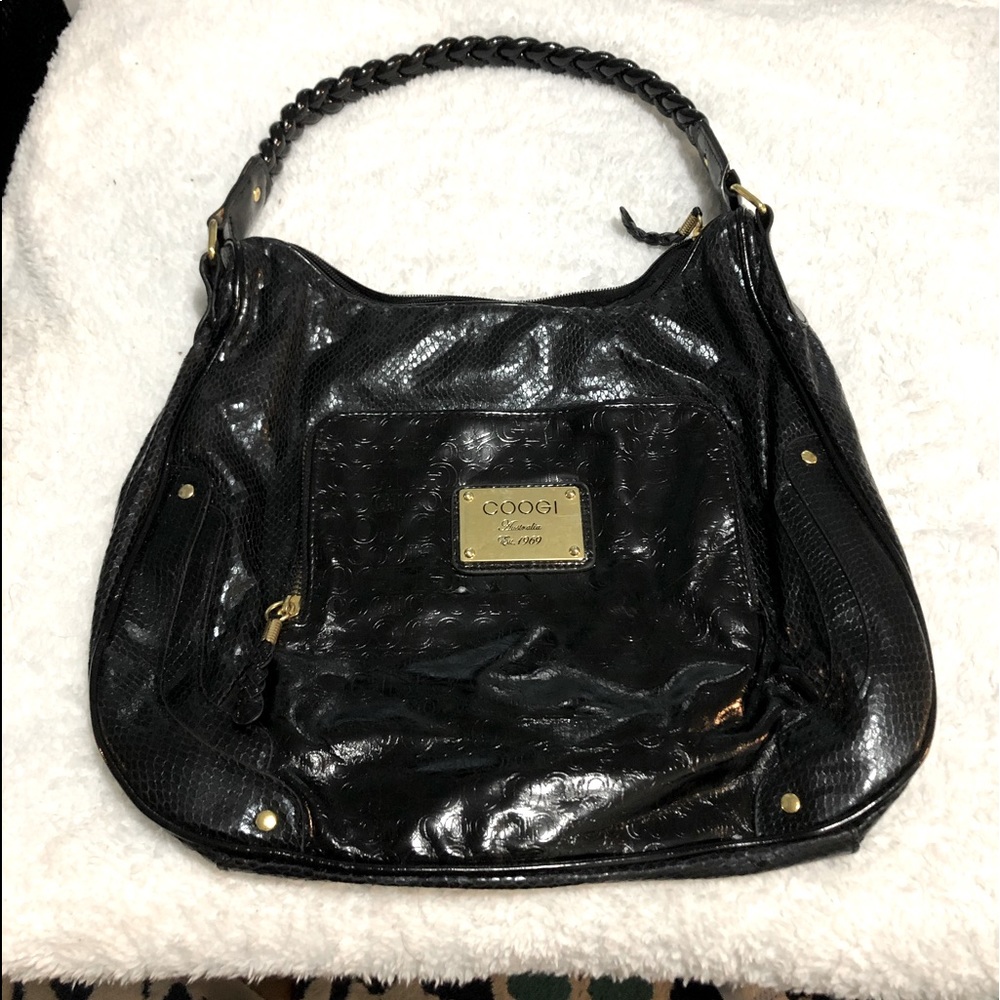 Coogi black shoulder bag